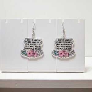 NEW Audacity Earrings